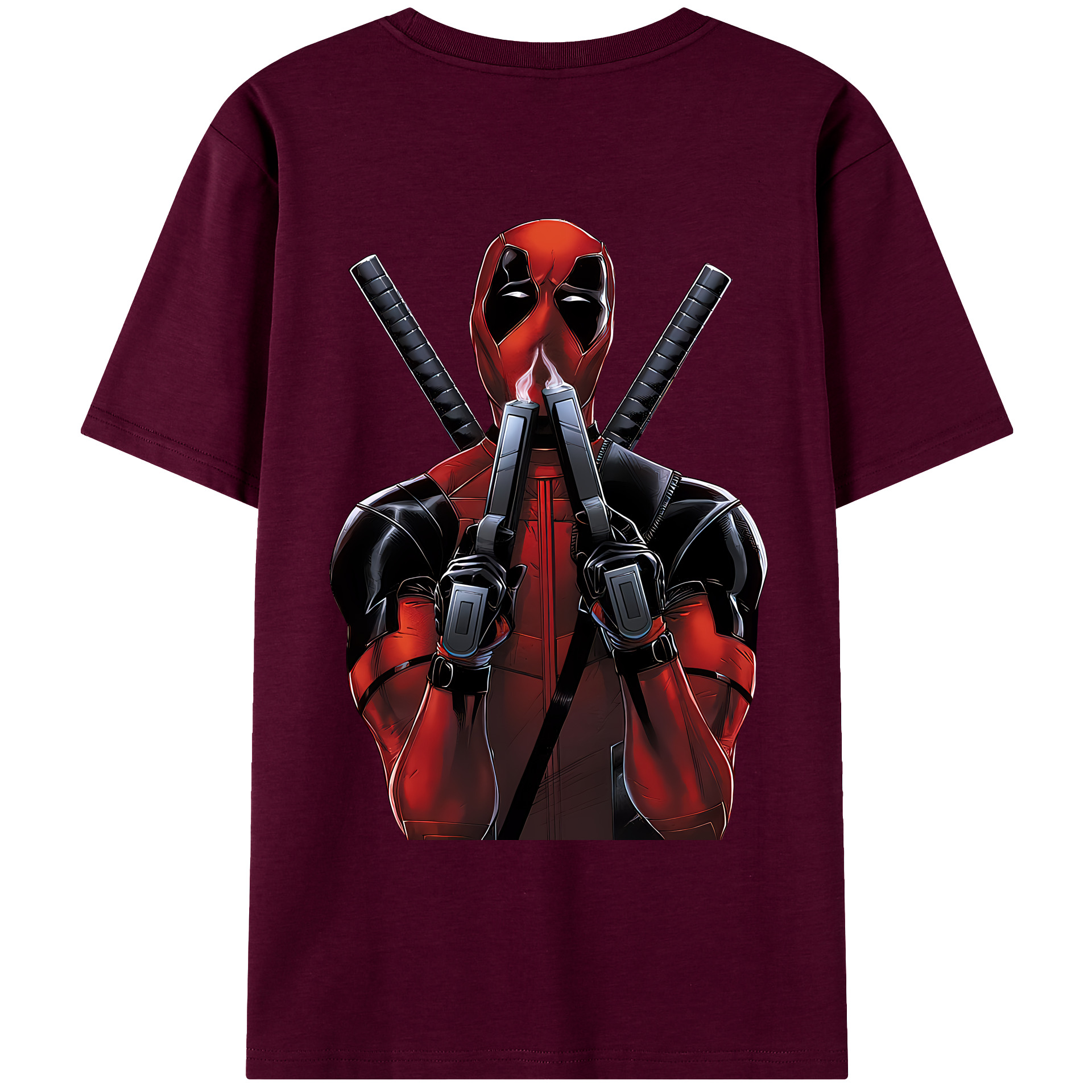（画像用） Deadpool デッドプール レディース半袖Tシャツ(バックプリント)